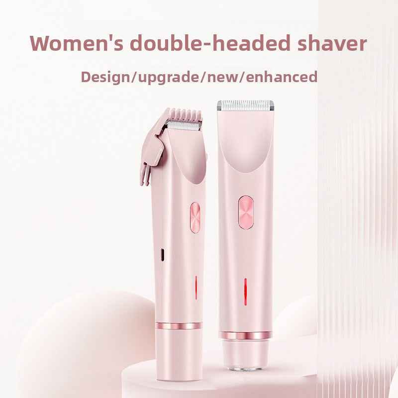 Double Head USB Rechargeable Hair Removal Shaver