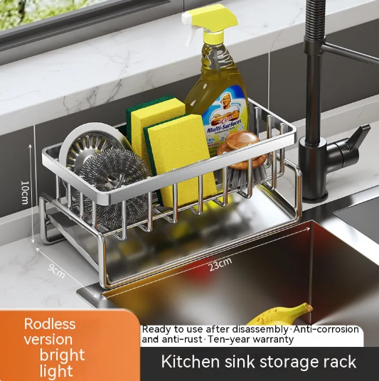 “Kitchen Sink Organizer Rack – Keep Your Counter Clutter-Free